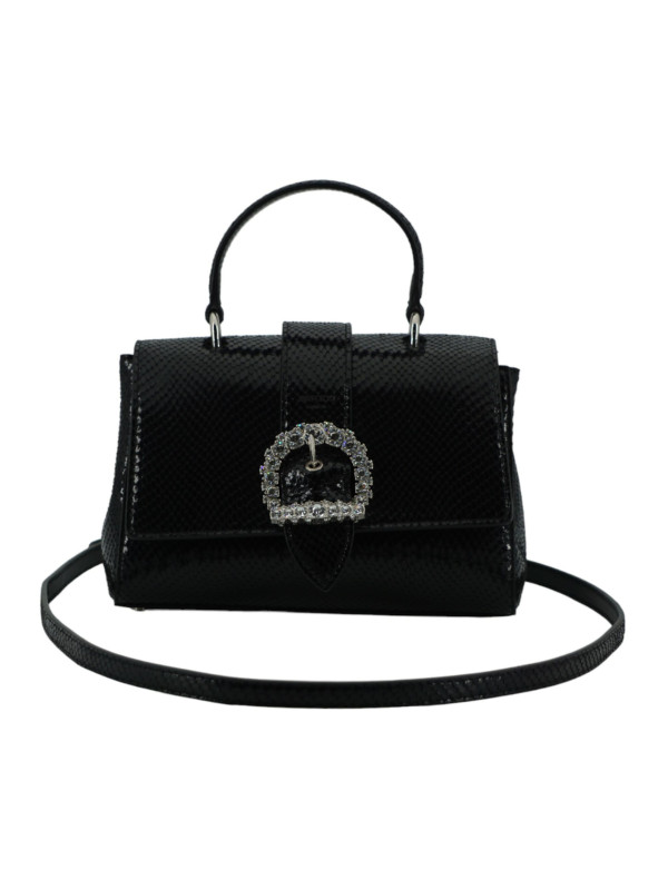 Handbags Black Leather Top Handle Shoulder Bag 1.550,00 € 194611645511 | Planet-Deluxe