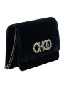 Shoulder Bags Navy Blue Leather And Satin Shoulder Bag 940,00 € 197255062256 | Planet-Deluxe