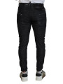 Jeans & Pants Black Washed Cotton Skinny Casual Men Denim Jeans 1.240,00 € 8050249426217 | Planet-Deluxe