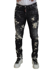 Jeans & Pants Black Washed White Color Splash Casual Denim Jeans 2.480,00 € 8052134611951 | Planet-Deluxe