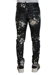 Jeans & Pants Black Washed White Color Splash Casual Denim Jeans 2.480,00 € 8052134611951 | Planet-Deluxe