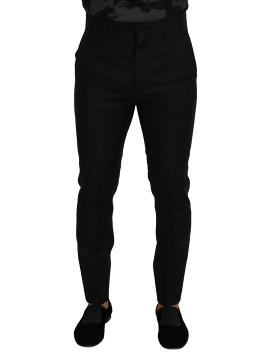Jeans & Pants Back Virgin Wool Slim Fit Men Formal Pants 1.290,00 € 8050249426613 | Planet-Deluxe