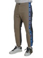 Jeans & Pants Cotton Brown Gray Two Tone Men Casual Pants 1.390,00 € 8052134637630 | Planet-Deluxe