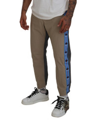 Jeans & Pants Cotton Brown Gray Two Tone Men Casual Pants 1.390,00 € 8052134637630 | Planet-Deluxe