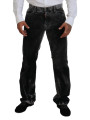 Jeans & Pants Gray Cotton Corduroy Straight Fit Men Denim Jeans 1.480,00 € 8052134568583 | Planet-Deluxe