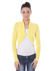 "DATCH Startseite im Sale | DATCH SHRUG LANGARM DAMEN GELB online kaufen"|Planet-Deluxe