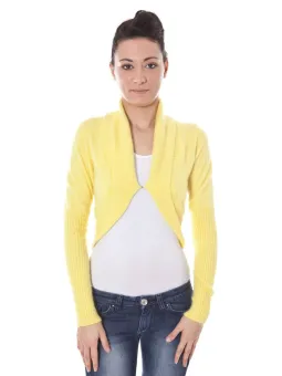 Sonnenschein Strickjacke Gelb - Stilvolle und Bequeme Bluse