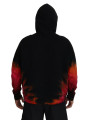 Sweaters Black Red Cotton Hooded Tie Dye Pullover Sweater 1.480,00 € 8052134590737 | Planet-Deluxe