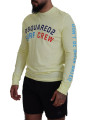 T-Shirts Yellow Colorful Print Long Sleeves Top T-shirt 1.050,00 € 8052134599860 | Planet-Deluxe