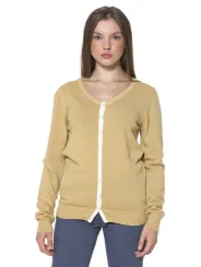 "Fred Perry Startseite im Sale | FRED PERRY GELBE FRAUEN-CARDIGAN online kaufen"|Planet-Deluxe