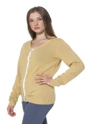 "Fred Perry Startseite im Sale | FRED PERRY GELBE FRAUEN-CARDIGAN online kaufen"|Planet-Deluxe