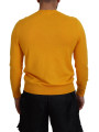 Sweaters Orange Wool Long Sleeves Men Pullover Sweater 1.220,00 € 8052134609712 | Planet-Deluxe