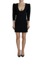 Dresses Black Polyester Long Sleeves Bodycon Sheath Dress 1.980,00 € 8052134629956 | Planet-Deluxe