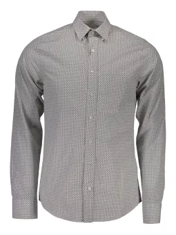 GANT Italienerkragen Hemd Bianco – Eleganz in Weiß