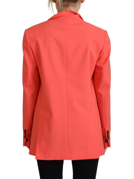 Jackets & Coats Pink Double Breasted Coat Blazer Jacket 2.730,00 € 8052134636510 | Planet-Deluxe