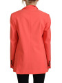 Jackets & Coats Pink Double Breasted Coat Blazer Jacket 2.730,00 € 8052134636510 | Planet-Deluxe