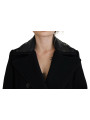 Jackets & Coats Black Double Breasted Long Coat Jacket 2.770,00 € 8050249425777 | Planet-Deluxe