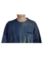 Tops & T-Shirts Blue Cotton Tie Dye Short Sleeves Lace T-shirt 1.050,00 € 8052134597309 | Planet-Deluxe