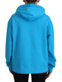 Sweaters Blue Logo Print Cotton Hoodie Sweatshirt Sweater 1.300,00 € 8052134546864 | Planet-Deluxe