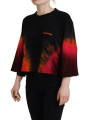 Tops & T-Shirts Black Cotton Tie Dye Crew Neck Casual Top 890,00 € 8052134567654 | Planet-Deluxe