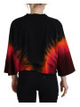 Tops & T-Shirts Black Cotton Tie Dye Crew Neck Casual Top 890,00 € 8052134567654 | Planet-Deluxe