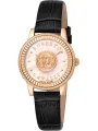 Goldene Roberto Cavalli Damenuhr Schwarz