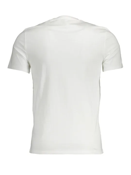 "GUESS JEANS T-Shirts im Sale | GUESS Weißes T-Shirt mit V-Ausschnitt online kaufen"|Planet-Deluxe