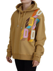 Sweaters Brown Logo Printed Hooded Long Sleeve Sweater 1.620,00 € 8050249426705 | Planet-Deluxe