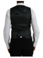 Vests Gray Wool Formal Dress Waistcoat Vest 1.480,00 € 8050249428549 | Planet-Deluxe