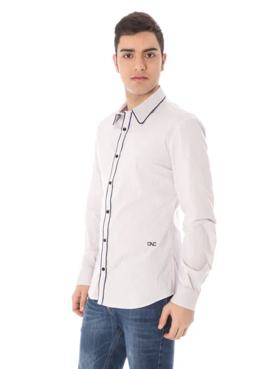 "Costume National Startseite im Sale | COSTUME NATIONAL HERREN LANGARM-ROSA-HEMD online kaufen"|Planet-Deluxe