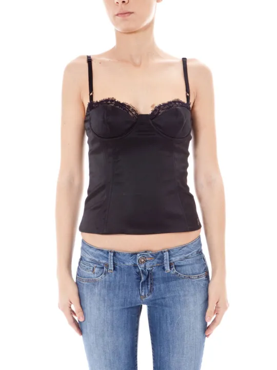 "JOHN GALLIANO Tops im Sale | Elegantes Galliano Oberteil Nero online kaufen"|Planet-Deluxe