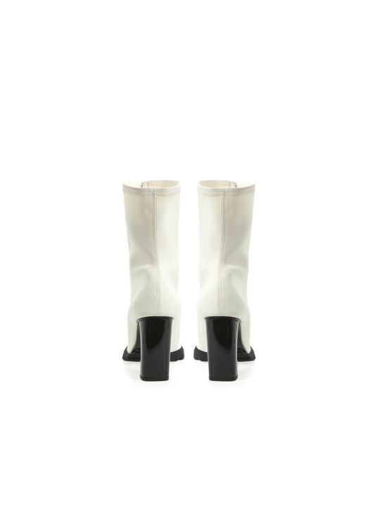 Boots Elegant Neoprene Ankle Boots in White 1.580,00 € 8053632664951 | Planet-Deluxe