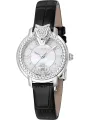 Roberto Cavalli Uhr Schwarz Leder