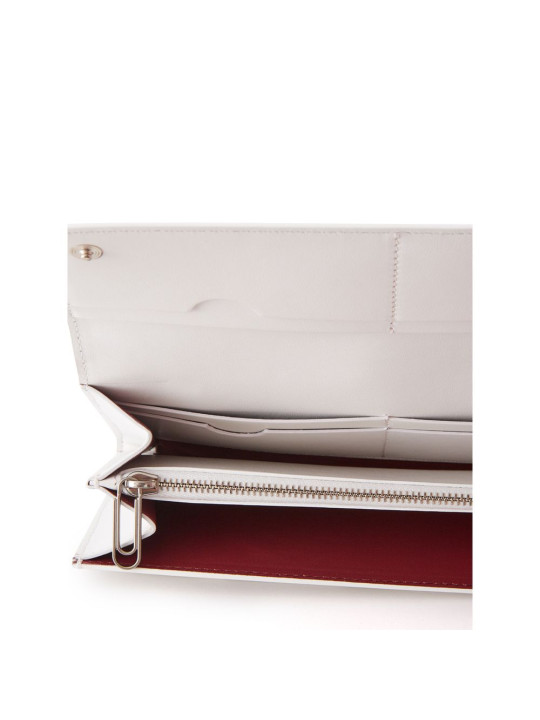 Wallets Sleek White Leather Wallet for the Style-Savvy 690,00 € 8053632664975 | Planet-Deluxe