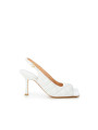 Sandals Elegant White Leather Sandals 1.900,00 € 3001703100065 | Planet-Deluxe
