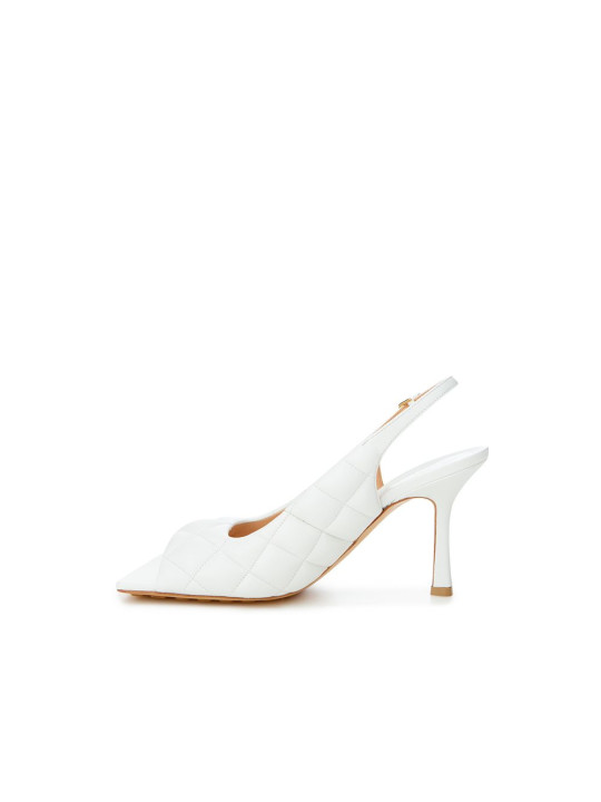 Sandals Elegant White Leather Sandals 1.900,00 € 3001703100065 | Planet-Deluxe