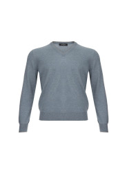 Sweaters Elegant Cashmere Sweater in Chic Gray 780,00 € 7333413000484 | Planet-Deluxe