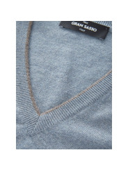 Sweaters Elegant Cashmere Sweater in Chic Gray 780,00 € 7333413000484 | Planet-Deluxe