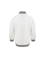 Sweaters Elegant Cotton Knit White Sweater 1.790,00 € 8059226722755 | Planet-Deluxe