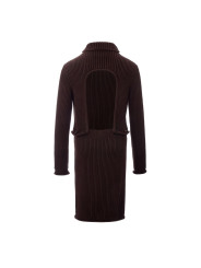 Dresses Elegant Viscose Brown Dress 3.800,00 € 8053632665644 | Planet-Deluxe
