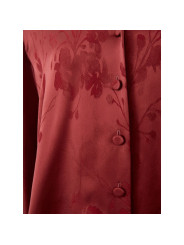 Shirts Elegant Red Acetate Shirt for Women 680,00 € 8053632665712 | Planet-Deluxe