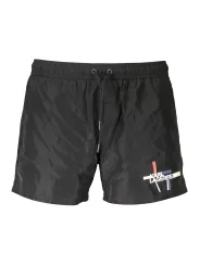 "Karl Lagerfeld Beachwear Badehosen im Sale | Karl Lagerfeld Beachwear KL20MBS01_NERO_BLACK online kaufen"|Planet-Deluxe
