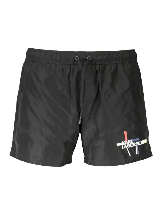 "Karl Lagerfeld Beachwear Badehosen im Sale | Karl Lagerfeld Beachwear KL20MBS01_NERO_BLACK online kaufen"|Planet-Deluxe