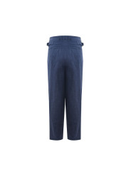 Jeans & Pants Elegant Linen Blue Trousers for Men 780,00 € 8053632665415 | Planet-Deluxe