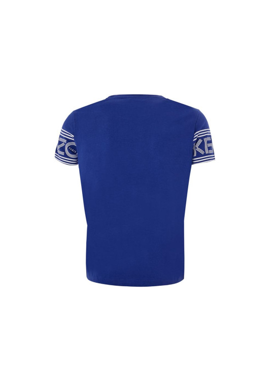 Tops & T-Shirts Chic Blue Cotton Tee for Stylish Comfort 240,00 € 8053632666108 | Planet-Deluxe