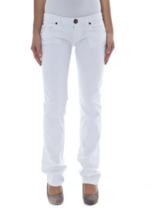 "PHARD Elegante 5-Pocket Hose Bianco - Stilvoll & Zeitlos"