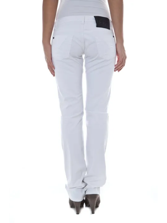 "PHARD Elegante 5-Pocket Hose Bianco - Stilvoll & Zeitlos"