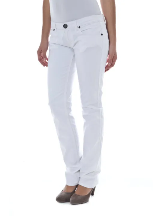 "PHARD Elegante 5-Pocket Hose Bianco - Stilvoll & Zeitlos"