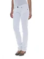 "PHARD Elegante 5-Pocket Hose Bianco - Stilvoll & Zeitlos"