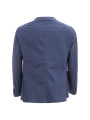 Jackets Elegant Italian Blue Cotton Jacket 730,00 € 8053632665774 | Planet-Deluxe